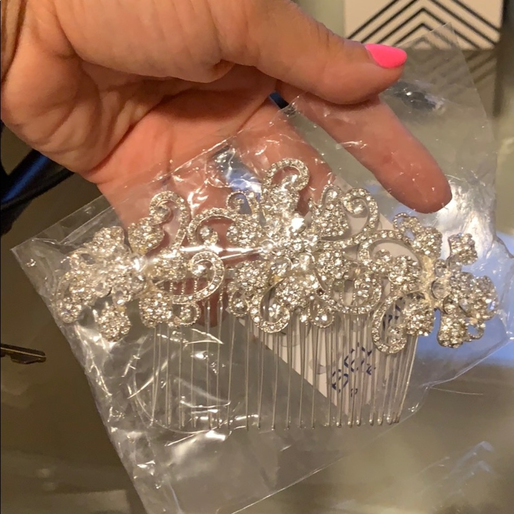 Bridal Gemstone Barrette